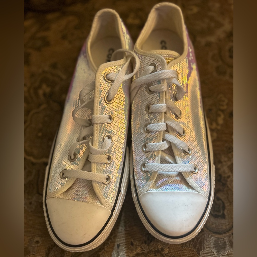 Iridescent Sequin Chuck Taylor Converse